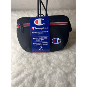NWT Champion Multipurpose Belt Bag Fanny Pack Black